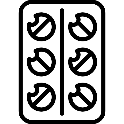 Pills medical healthcare and medical remedy icon