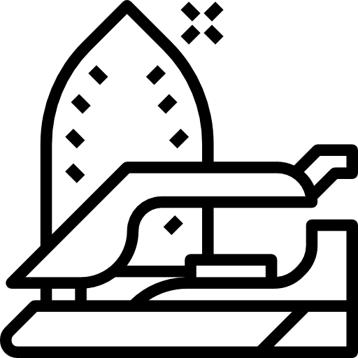 Ironing tools and utensils iron furniture and household icon