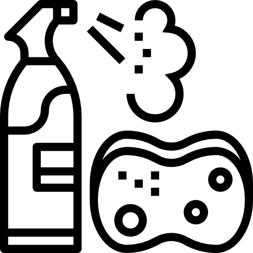 Spray cleaning spray product tool icon