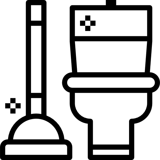 Toilet toilet bathroom furniture and household icon