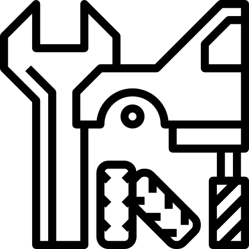 Car garage transportation car icon