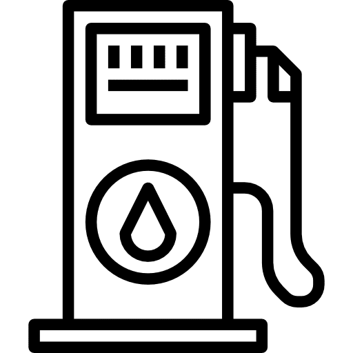 Fuel fuel gas station charging icon
