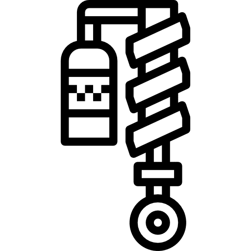 Shock absorber piece car shock absorber icon