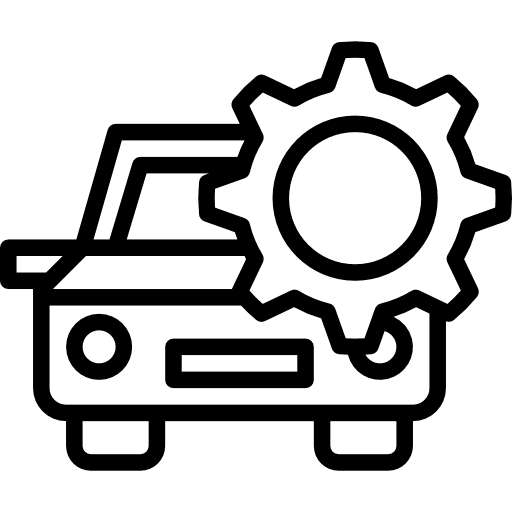 Car gear transport transportation icon