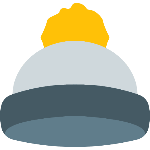 Beanie winter hat accessory clothing icon