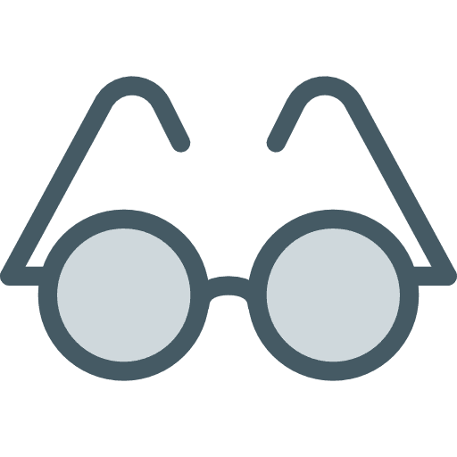 Glasses healthcare and medical eyeglasses glasses icon