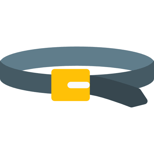 Belt garment clothes accessory icon