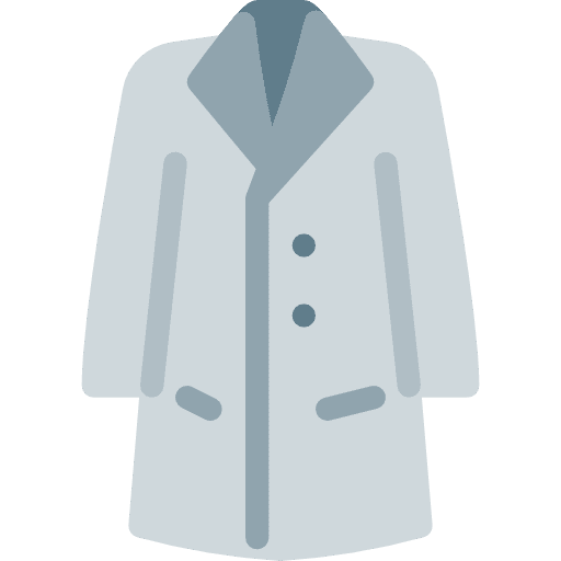 Coat jacket weather garment icon