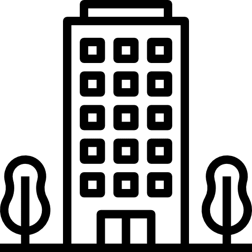 Office building urban business and finance city icon