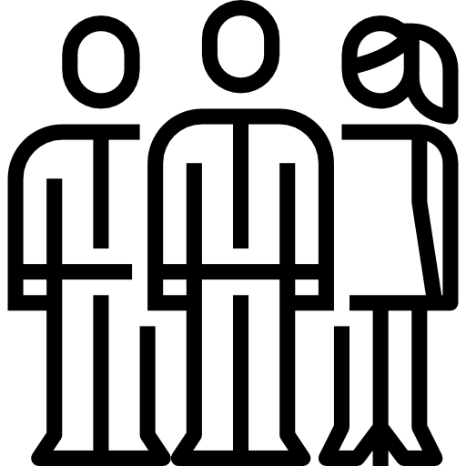 Leadership team boss people icon