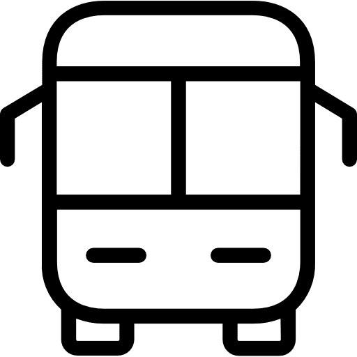 Bus public transport vehicle bus icon