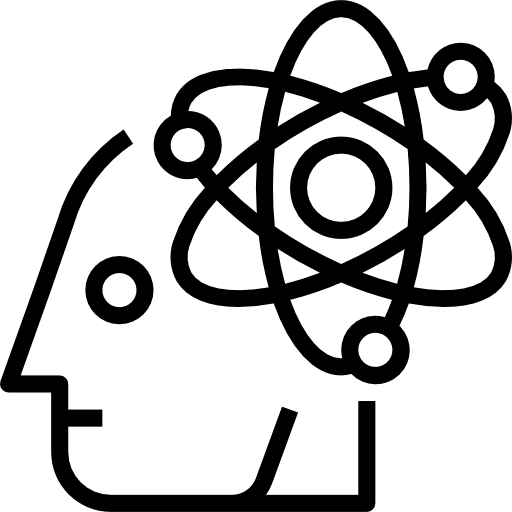 Knowledge elearning think universal icon