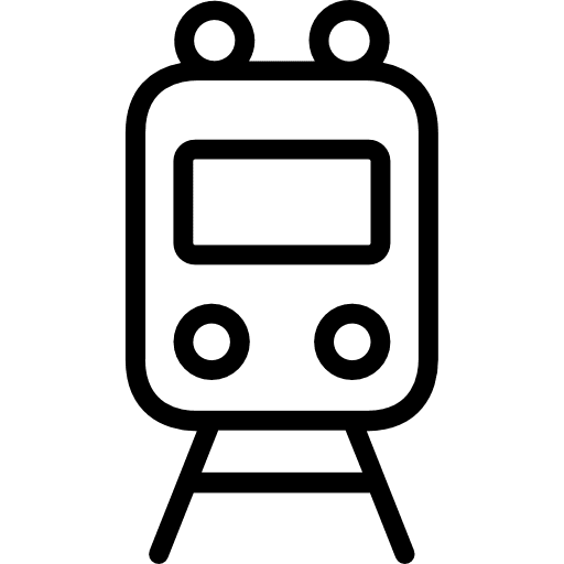 Train transport travel logistics delivery icon