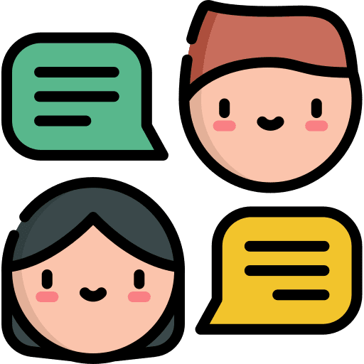 Chat therapist speech bubble chatting icon