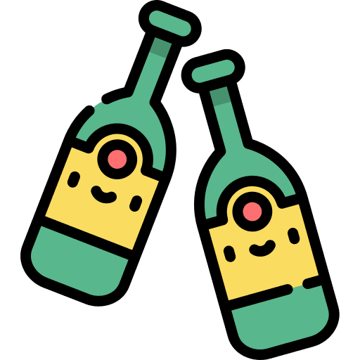 Cheers food and restaurant cheers beverage icon