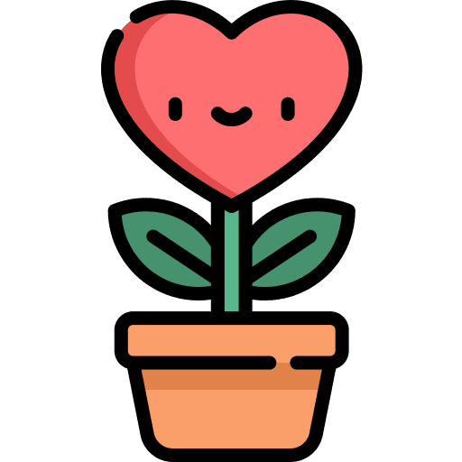 Love heart love and romance love icon