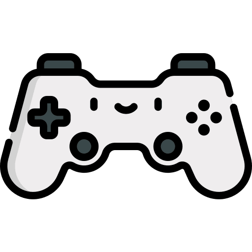 Videogame controller entertainment game icon