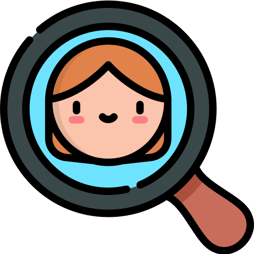 Search search person loupe icon