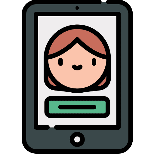 Calling cellphone phone call profile icon