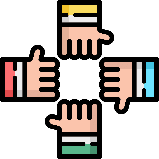 Hand meter satisfaction hands and gestures icon
