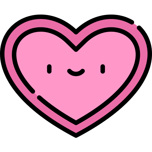Heart like heart peace icon