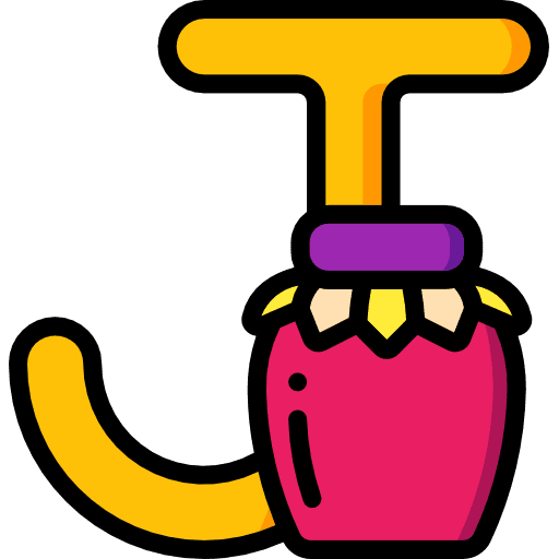 Letter j education abecedary alphabet icon