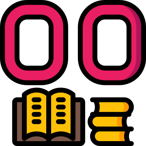 Oo oo typographical abecedary icon