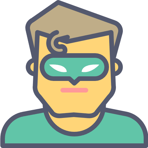 Superhero superpowers avatar man icon