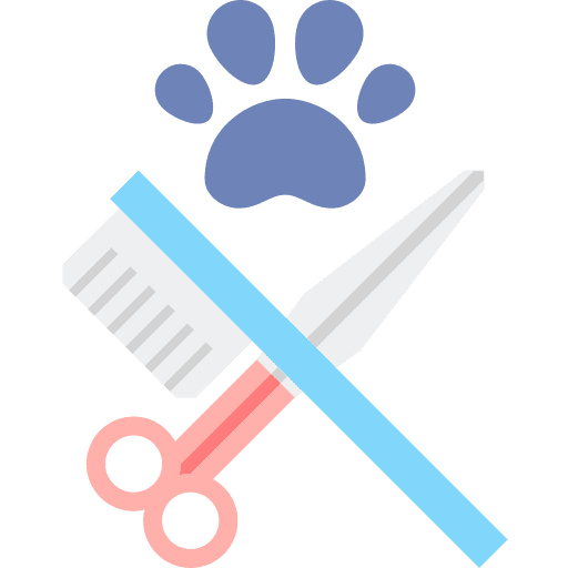 Grooming animal beauty salon beauty icon