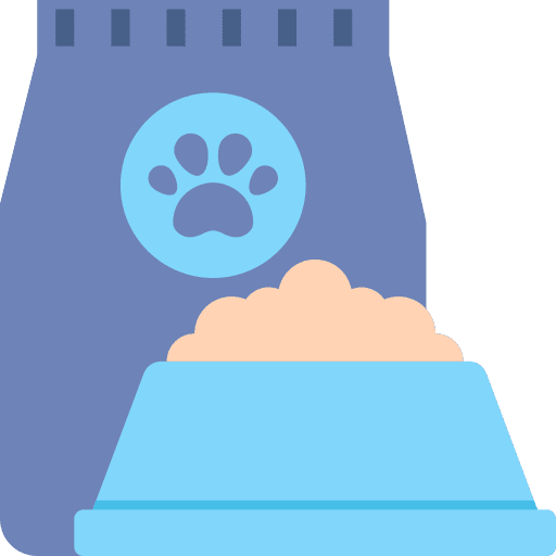 Pet food dog food snack food icon
