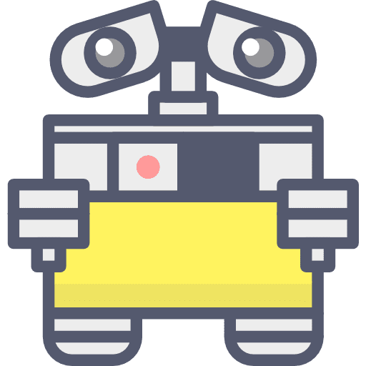 Robot futurist avatar technology icon