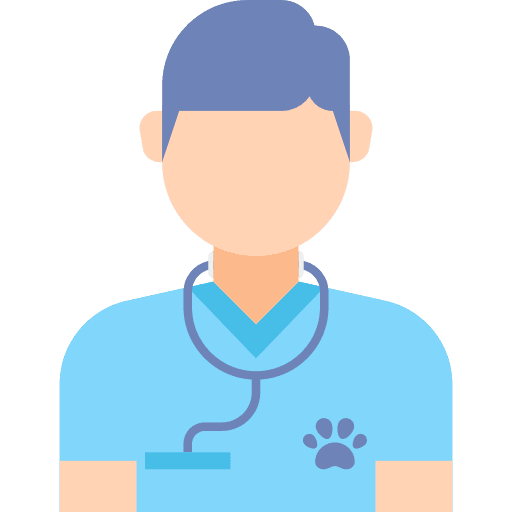 Veterinarian doctor user veterinary icon