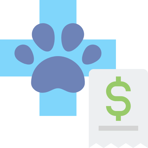Veterinarian business animal business and finance icon