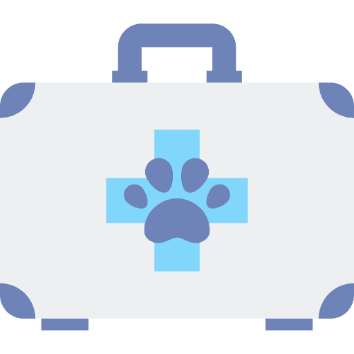 First aid kit pet animals first aid kit icon