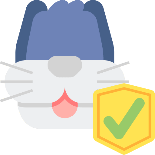 Pet insurance animals insurance shield icon