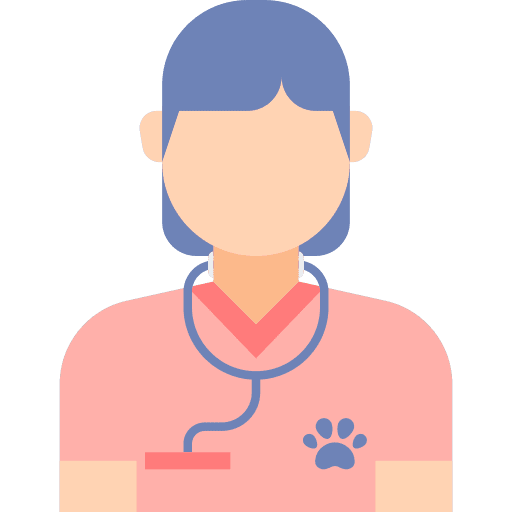 Veterinarian animals mammal professions and jobs icon