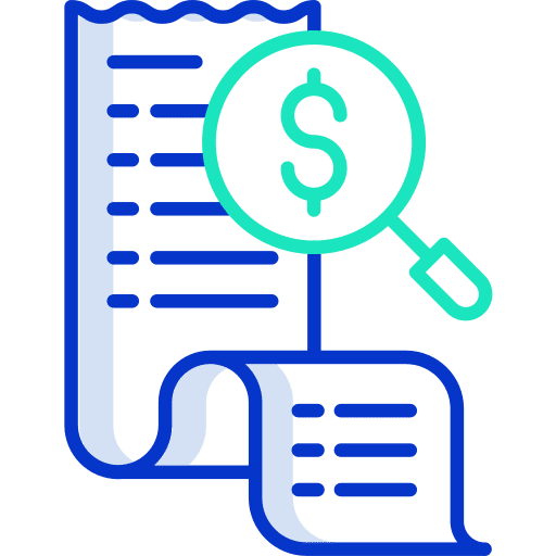 Bill receipt bill dollar icon