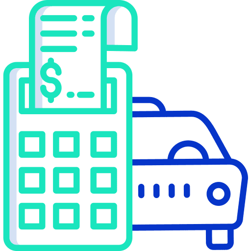 Car service car document dealership icon