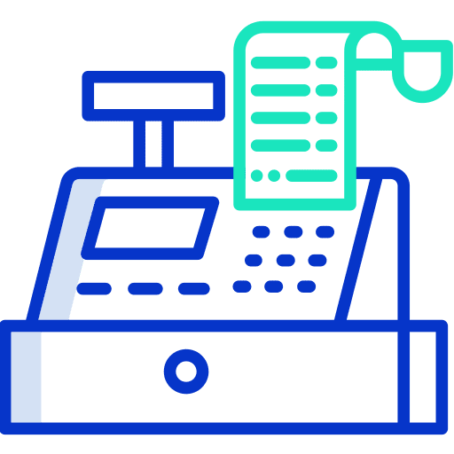 Cash register cash register commerce payment icon