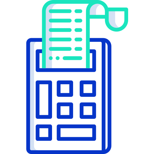 Bill invoice business and finance receipt icon