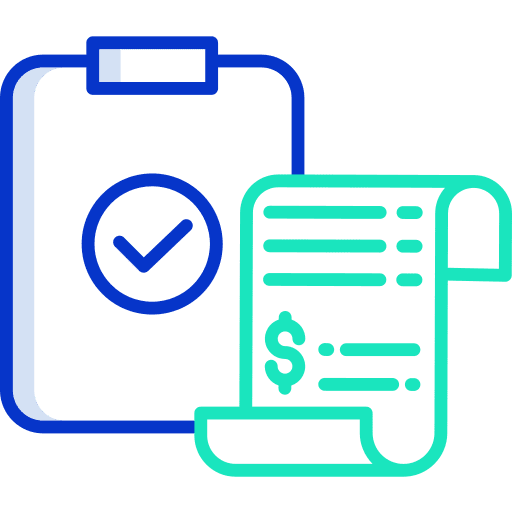 Bill money ticket payment icon