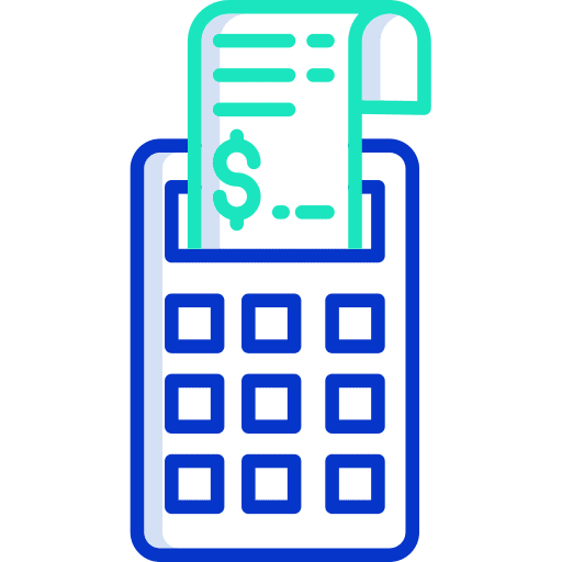 Bill ticket commerce and shopping bill icon