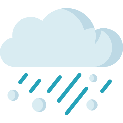 Hail nature ice hail icon