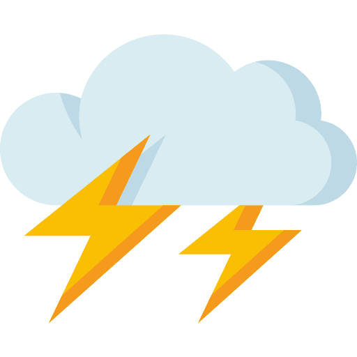 Lighting light bolt electric shapes and symbols icon