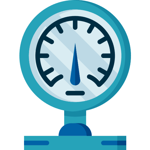 Pressure measure indicator pressure icon