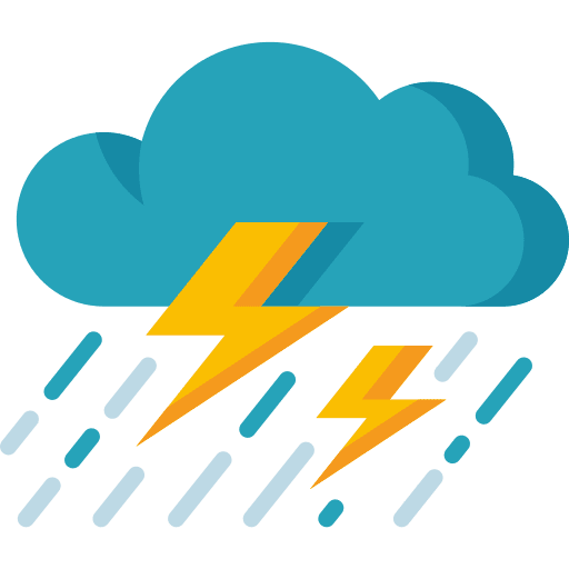 Thunderstorm lightning bolt bolt cloud icon