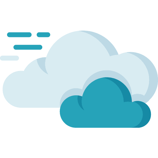 Cloudy cloud climate cloudy icon