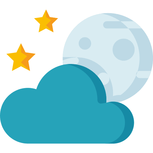 Night astronomy miscellaneous night icon