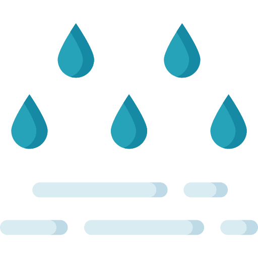 Raindrop rain teardrop water icon