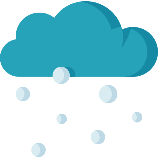 Snow cloud winter snow icon